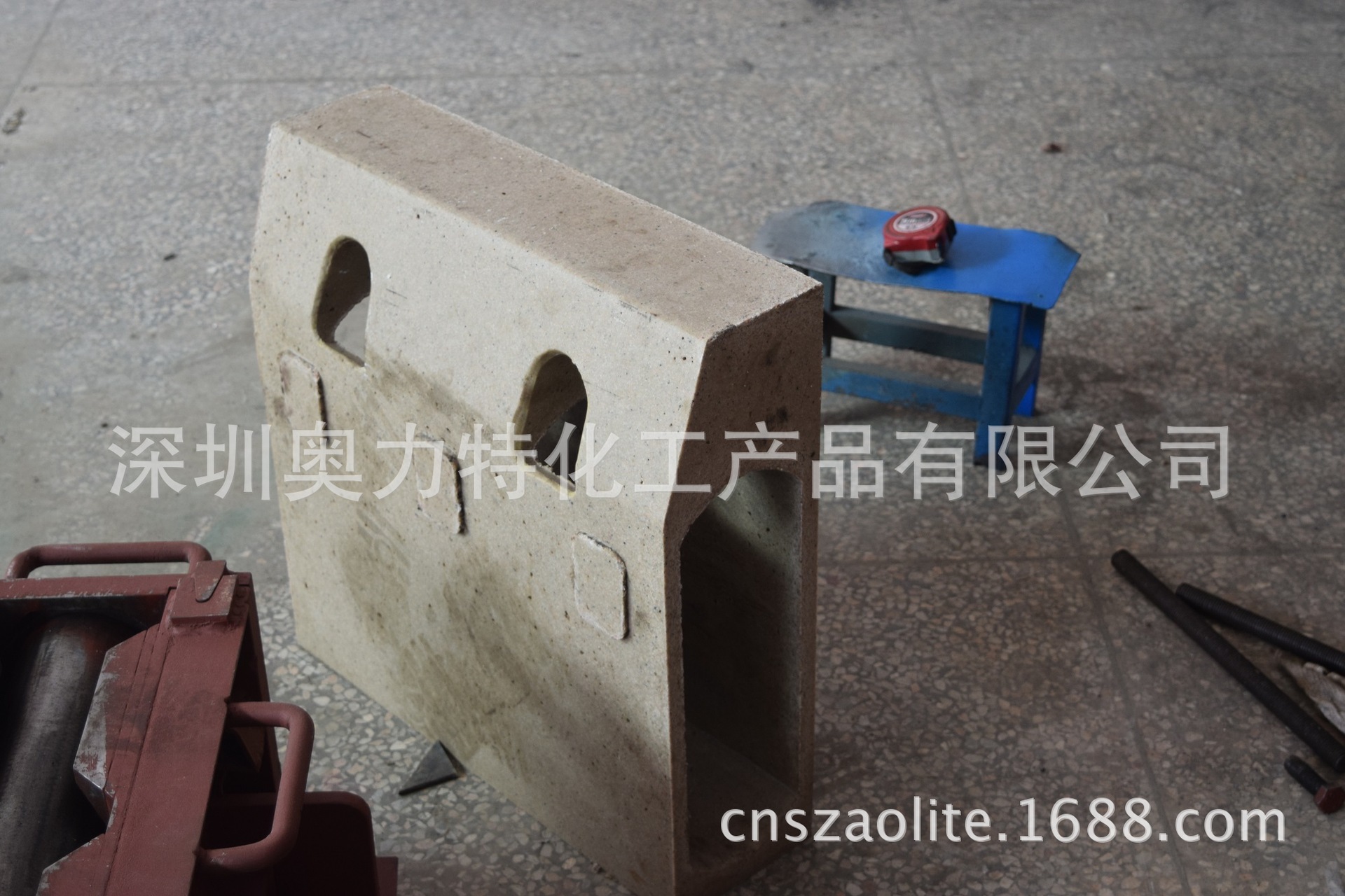 Prescribed resin concrete moulds