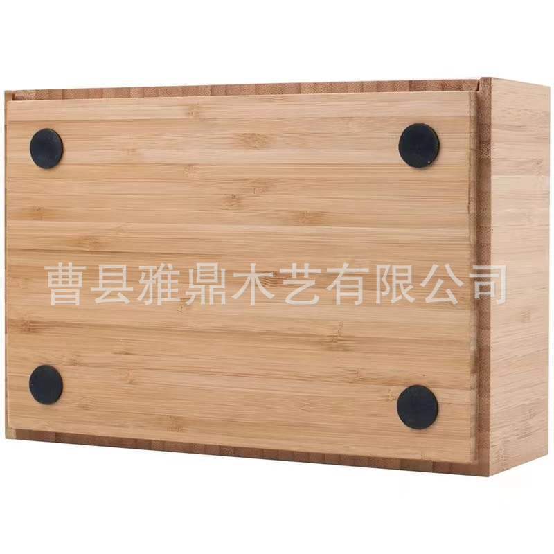 家用抽拉式實木收納盒辦公室桌面雜物木質儲物盒咖啡茶包收納木盒