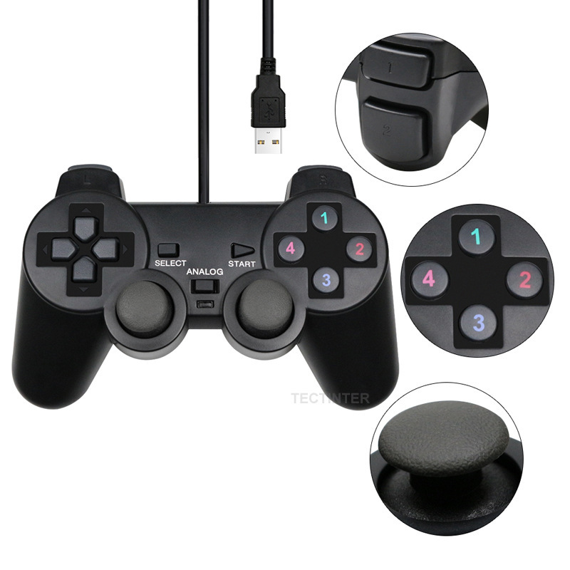 PS2 external game handle 208USB cable game handle computer handle PC street game control