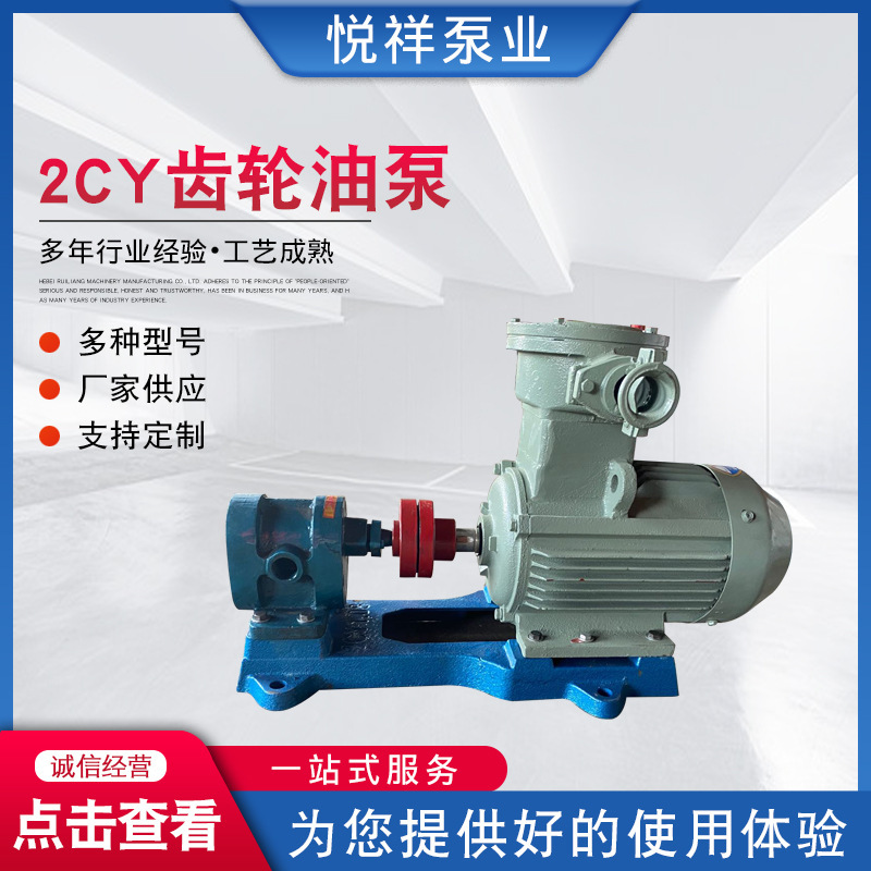 2CY7.5 12/2.52 Gear oil pump. Warm wheel pump oil cycle pump lubricating oil pump delivery pump