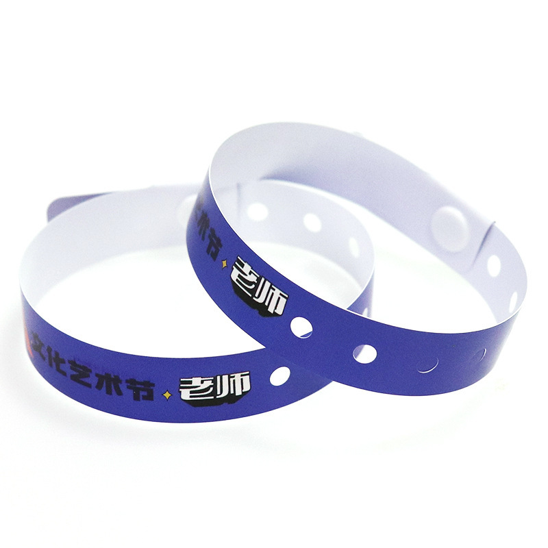 PVC plastic ring, one-time ring, identification of viyl plastic wristband