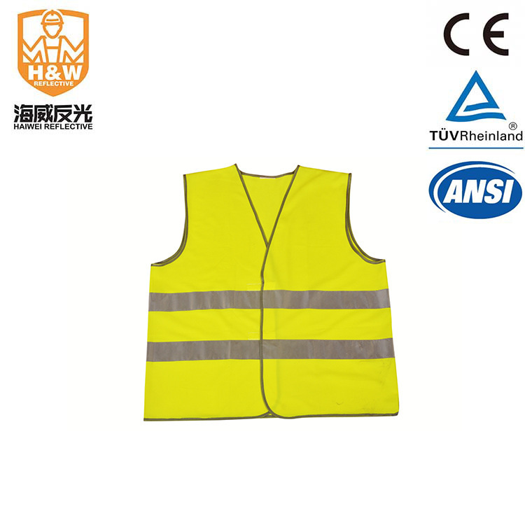 Hevie Automotive reflector vest, EN20471 standard reflector vest, construction fluorescent horse armor.