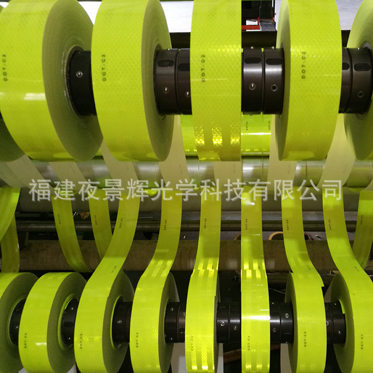 Gương chiếu hậu DOT-C2 cường độ cao, băng cảnh báo tường màu đỏ và trắng để xuất khẩu từ Châu Âu và Hoa Kỳ