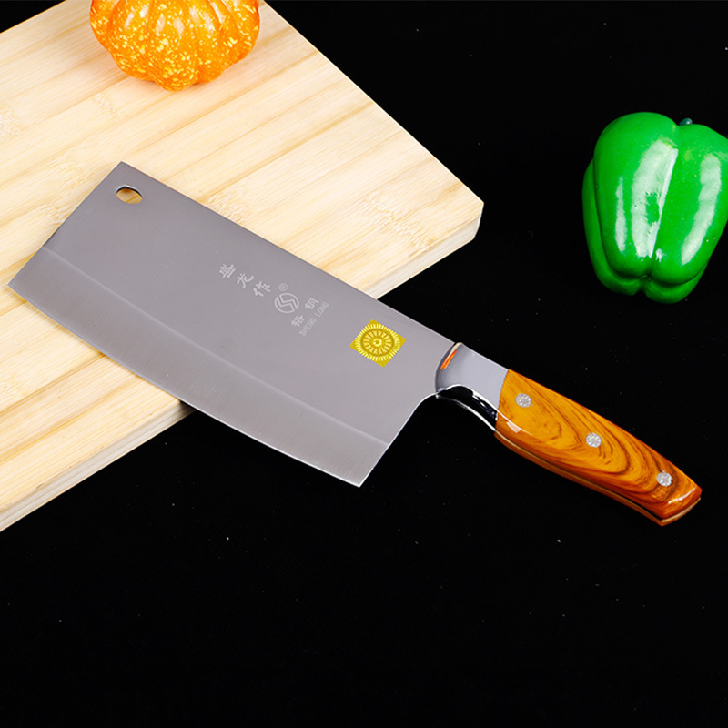 現貨批發盛龍牌廚房家用不粘刀家家美切片刀切菜切肉輕便菜刀