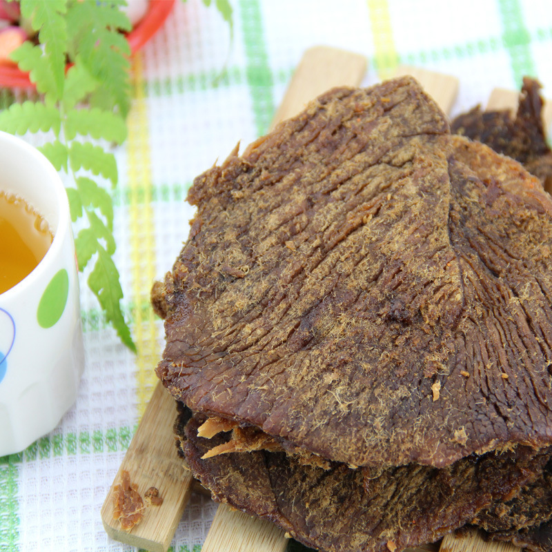 【產地直銷】博冠牛二郎五香味特價牛肉風味肉乾 休閒食品批發