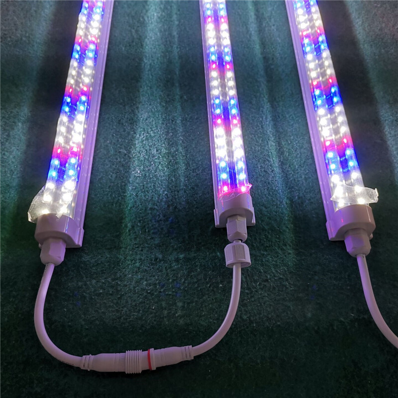 LED Plant Lamp T8 Waterproof Plant Growth Lamp, full spectrum red blue, waterproof IP65 re-light