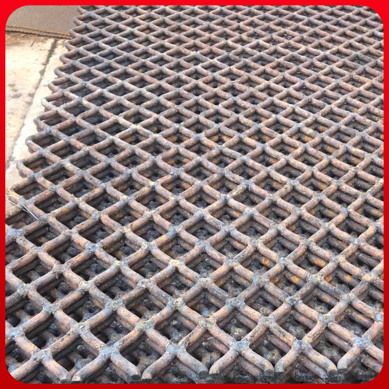 Welded net sifting sites with manganese steel welding nets filtered welding nets with metal filtering equipment