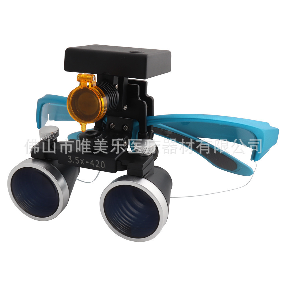 Dental 2.5 times 3.5 times magnifier 3W 3W 3D headlamps, surgical amplifier beauty