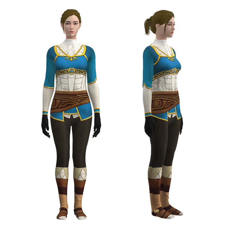 Truyền thuyết của Zelda Zelda nói rằng công chúa Zida Cosplay là một lễ Halloween vì trang phục.