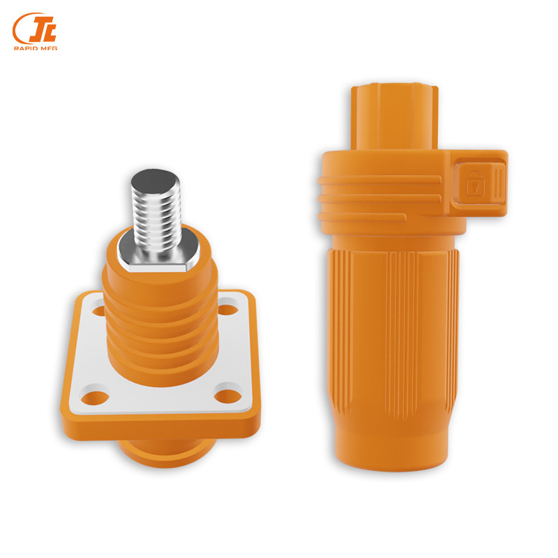 120A straight head storage power connector, new energy cell, waterproof industrial connector, fast-plugging endpoint