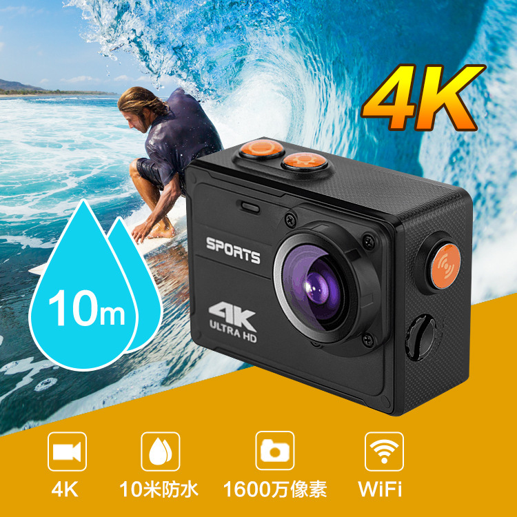 Sports camera high-resolution 4K sports camera riding an outdoor diving camera wifi waterproofing DV