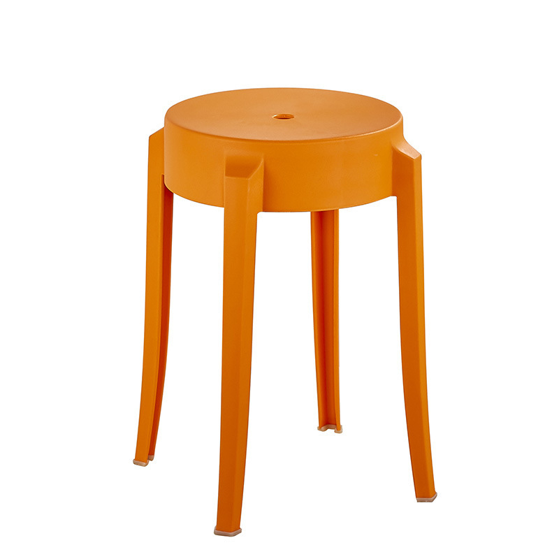 A small chair with a colored chair in the Fashion Creative Hall with a thick adult plastic table.