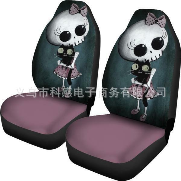 Foreign trade wishi sells car seat packs for universal cross-border Zombie Girls with high back prints