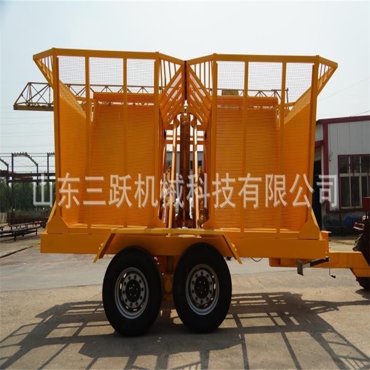 A sugar cane transport trailer, direct sale, full-sized sugar cane trailer, as required.