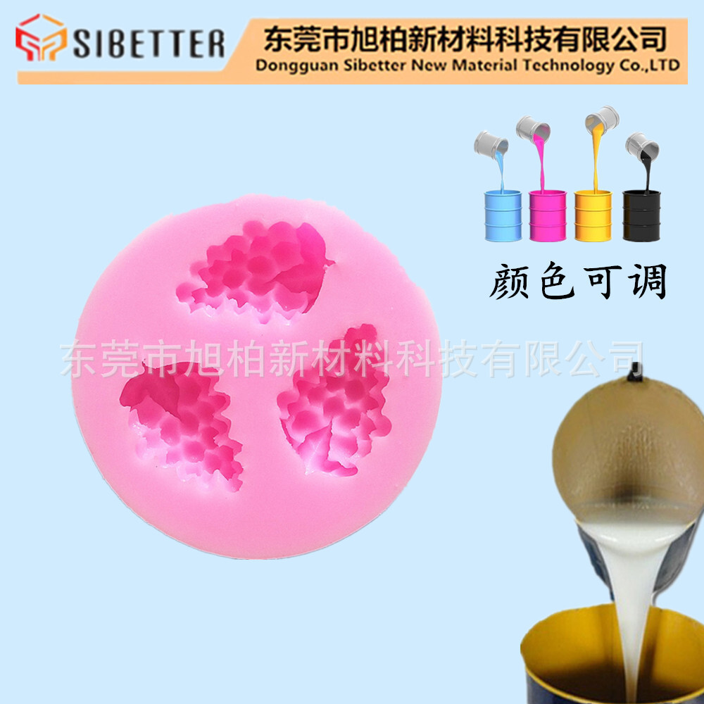 Double 1:1 food-grade silica glue, semi-transparent chamber thermoconsolidated silica glue, safe liquid silica glue.