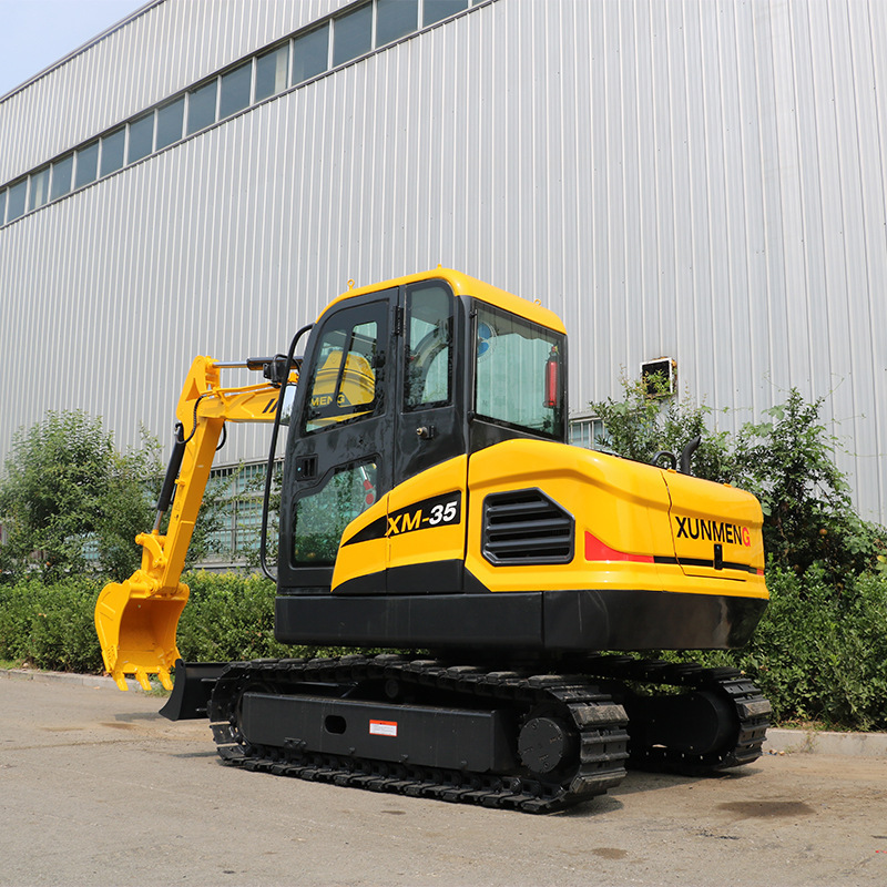 A ton of excavators for drainage ditch orchards, small shed excavators for multifunctional mini-track excavators