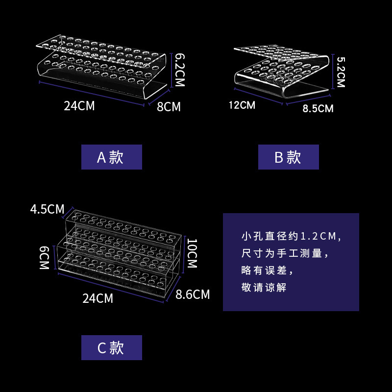 Trong suốt cửa hàng giấy viết Aclik trưng bày thiết lập bút và bút văn phòng kinh doanh kiểu S để giao hàng