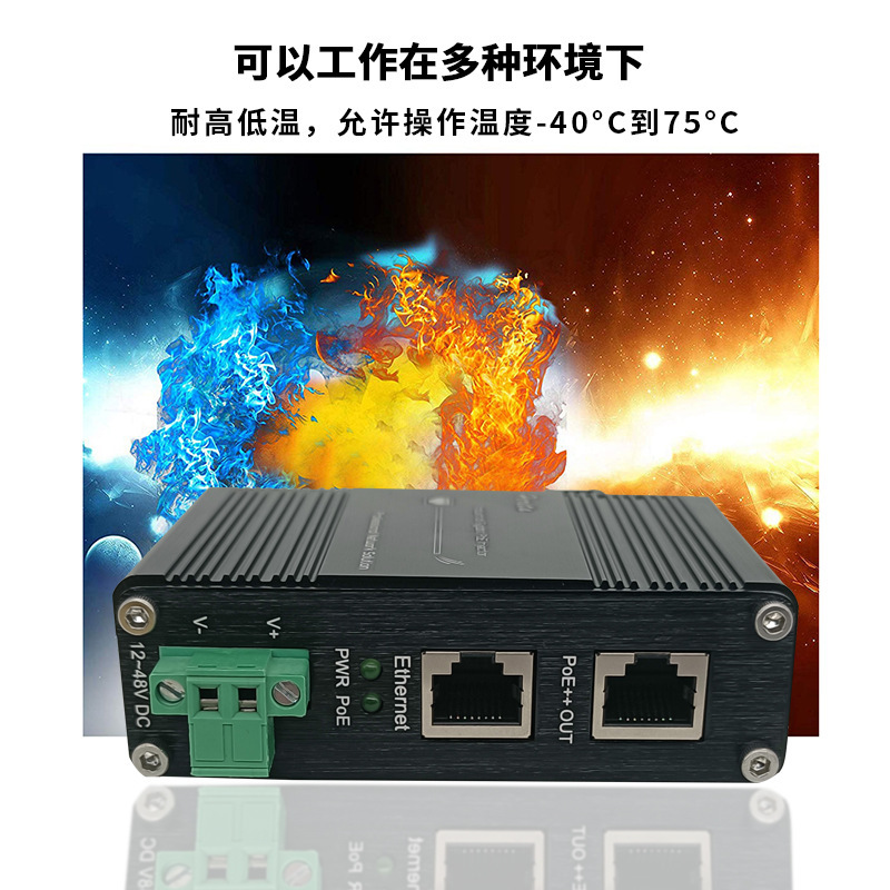 Gg95W PoE for installation of electrical industrial track 48V PoE output DC12~48V input power supply