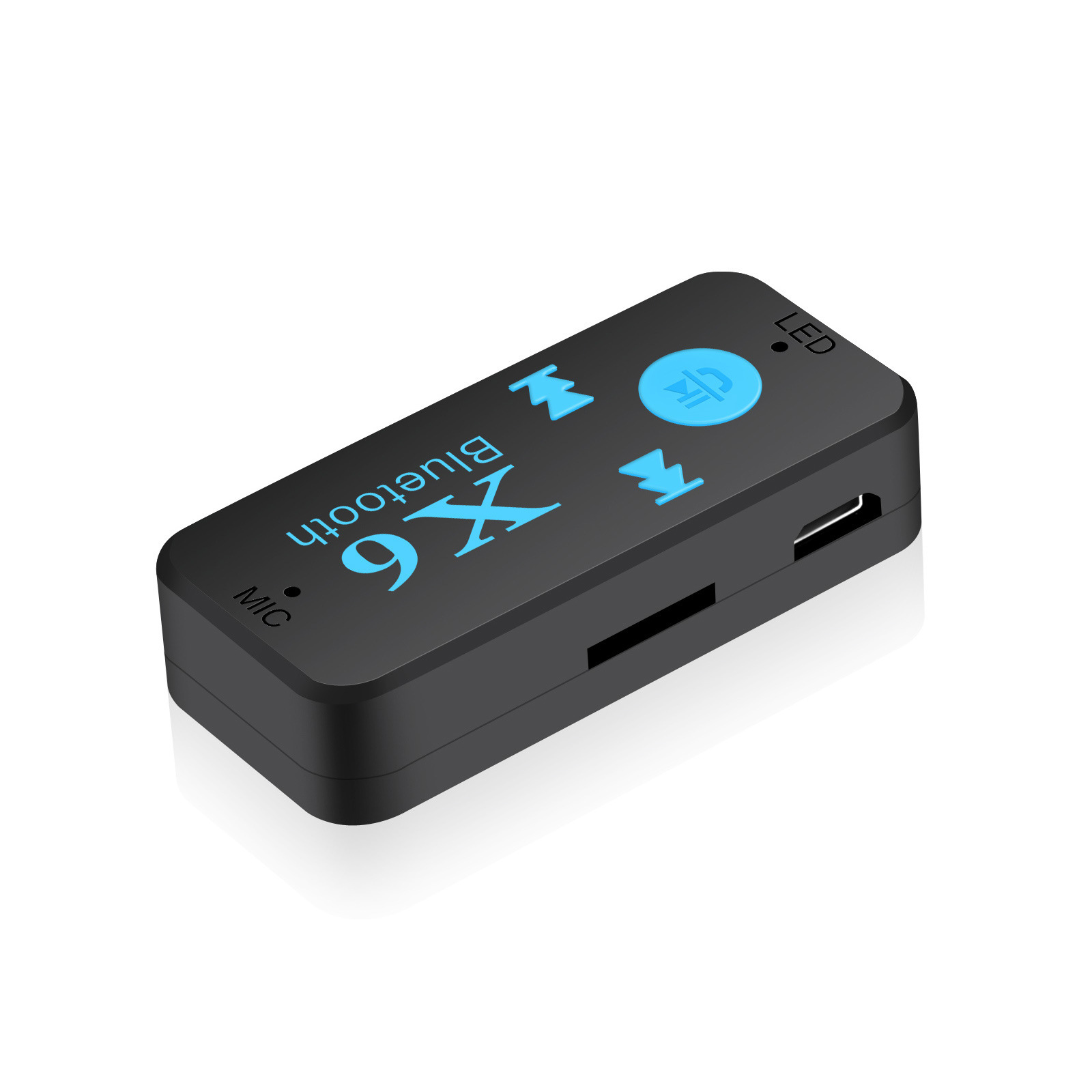 The new X6 Bluetooth receiver supports TF reading cards, car-mounted Bluetooth Wireless Bluetooth adapter.