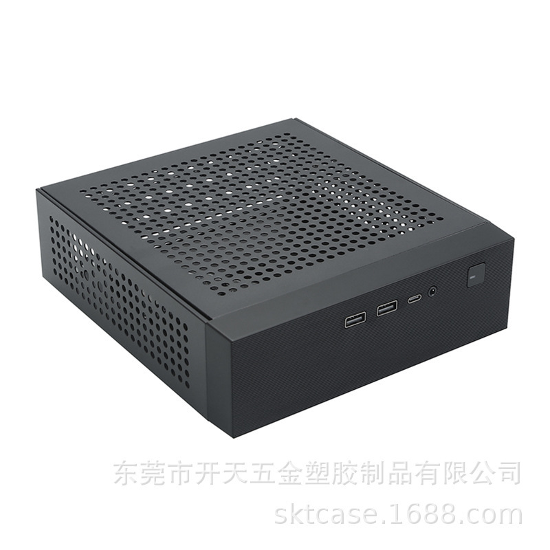 SKTC星开天M09迷你HTPC主机ITX机箱DC电源工控机箱工厂直营可壁挂