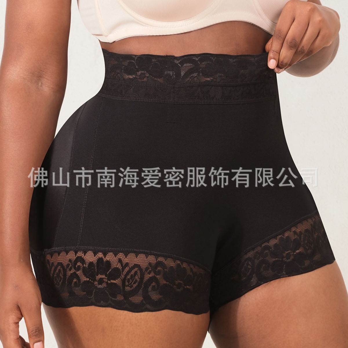 新款欧美大码提臀收腹裤Butt shaper束身美体紧身中腰平角塑腰裤