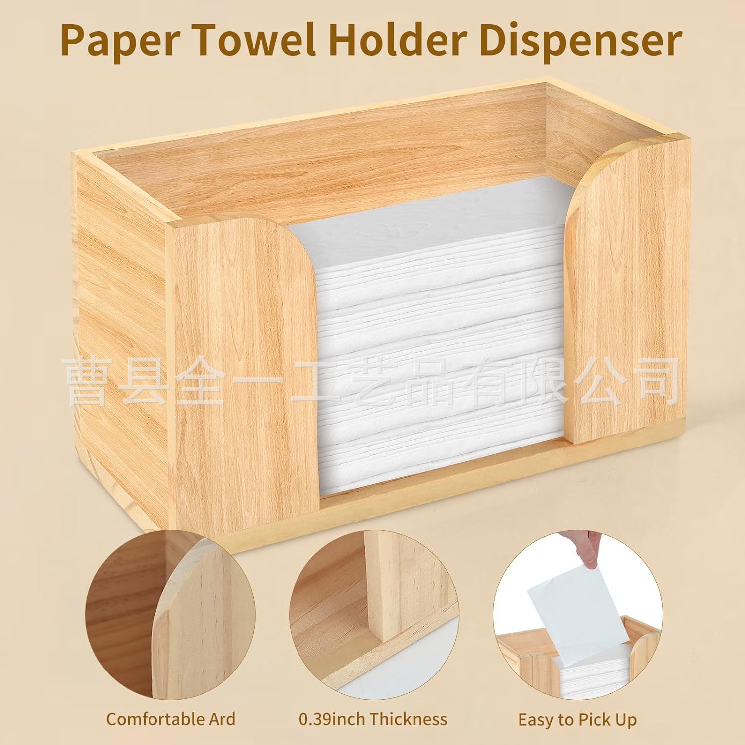 Khăn giấy dựa trên gỗ đứng xếp trong phòng tắm, nhà kho khăn giấy, bàn giấy gấp khăn ăn
