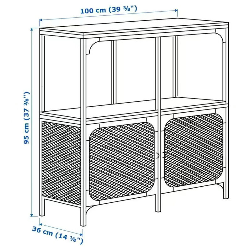 A simple, multilayered bookcase setup is customised by a TV cabinet with an iron collection.