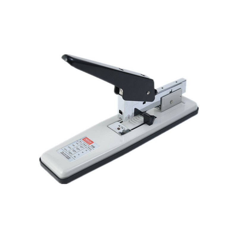 Heavy-duty stapler 110, full specifications, comfortable hands, office gear, 100 pages, creative money.