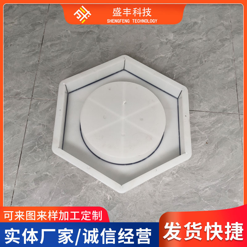 水利高速公路护坡河道护坡圆孔六角形市政混凝土注塑塑料模具