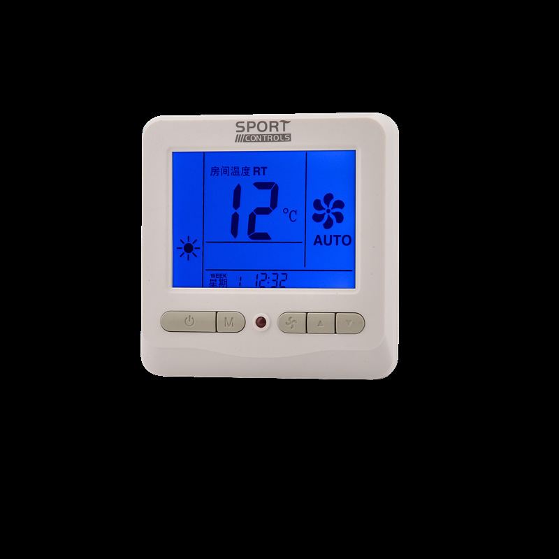 Bluescreen large liquid crystal thermostat, plant supply large screen thermostat, temperature switch