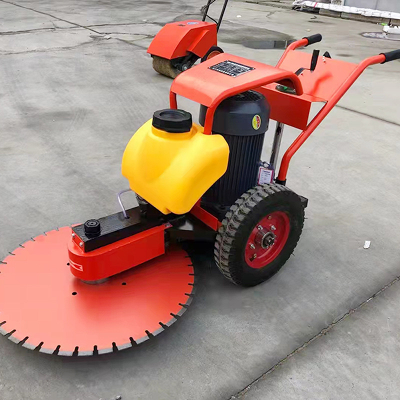 A hand-push electric cutter can lift a concrete pillar, a petrol cutter and a concrete breaker