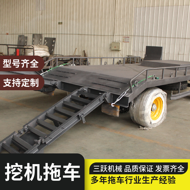 Price of heavy-duty flat-bed-drive trailer Trailer Trailer with ladder tools