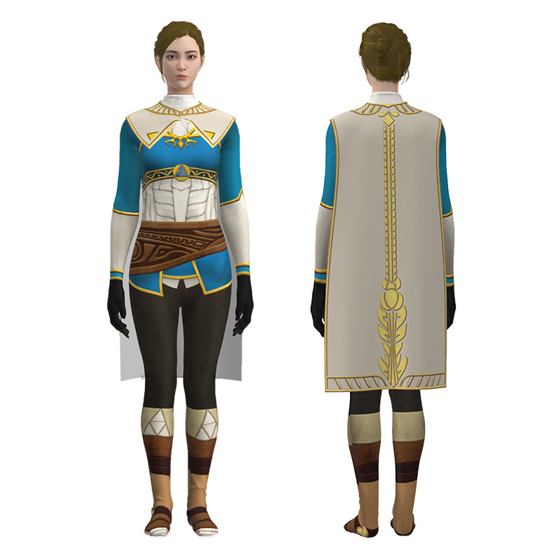 Truyền thuyết của Zelda Zelda nói rằng công chúa Zida Cosplay là một lễ Halloween vì trang phục.