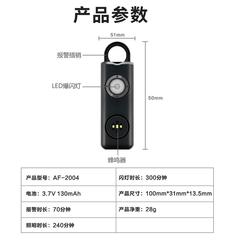 New, cross-border personal alarms, high-score bet charger, wolf alarms to support skin packing custom protections