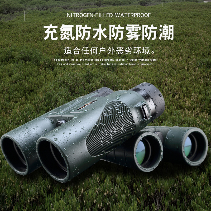 Cross-border, private model, 10x42 binoculars, high-resolution, high-altitude child telescopes, photo telescopes.