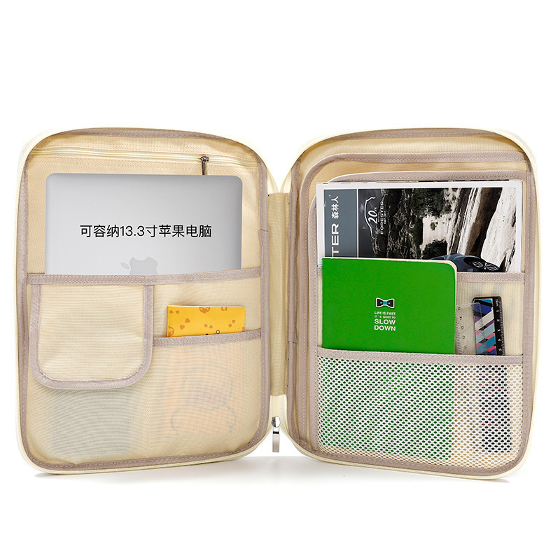 Supply of multi-layer Amazon multi-layer A4 file bag handheld iPad computer bag waterproofing kit