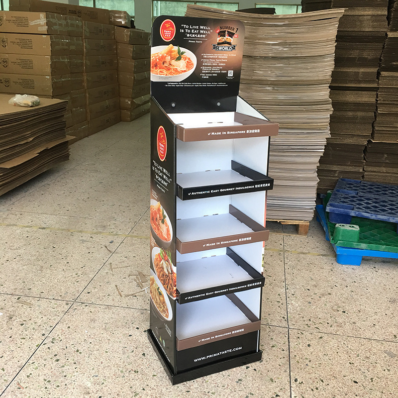 The factory's wholesale folding cardboard shelf displays the box's taped varnish cardboard shelf.