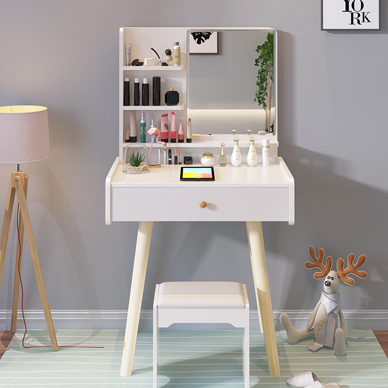 Nordian dresser, simple bedroom, small household dressing table.