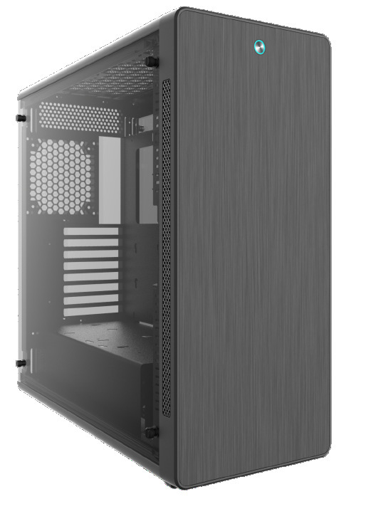 SKTC Q6 All-Aluminium ATX/E-ATX Magnetic Large Power Game Box Steeled Glass Side Through High End Desktop