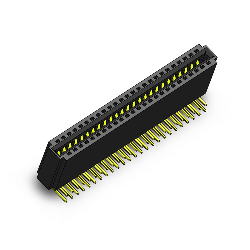 2.54 Goldfinger 구멍 적합 2.0/3.0 두꺼운 PCB Goldfinger 연결관 200 도