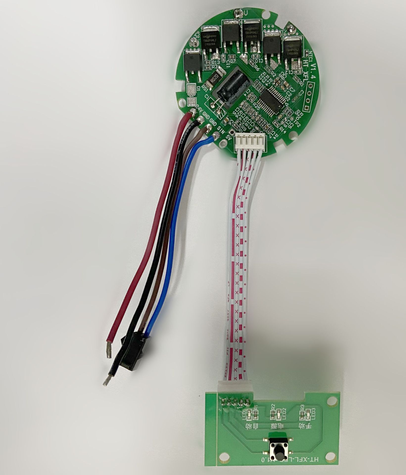 24v straight-flow booster pump circuit board, 24 volts with water heater application