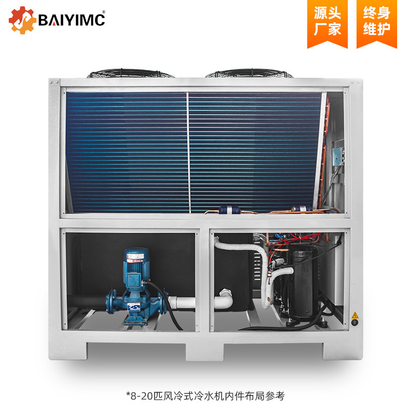 Customized zero-down-water cooler, industrial cooler 8P retrospect cooler, wind cooler