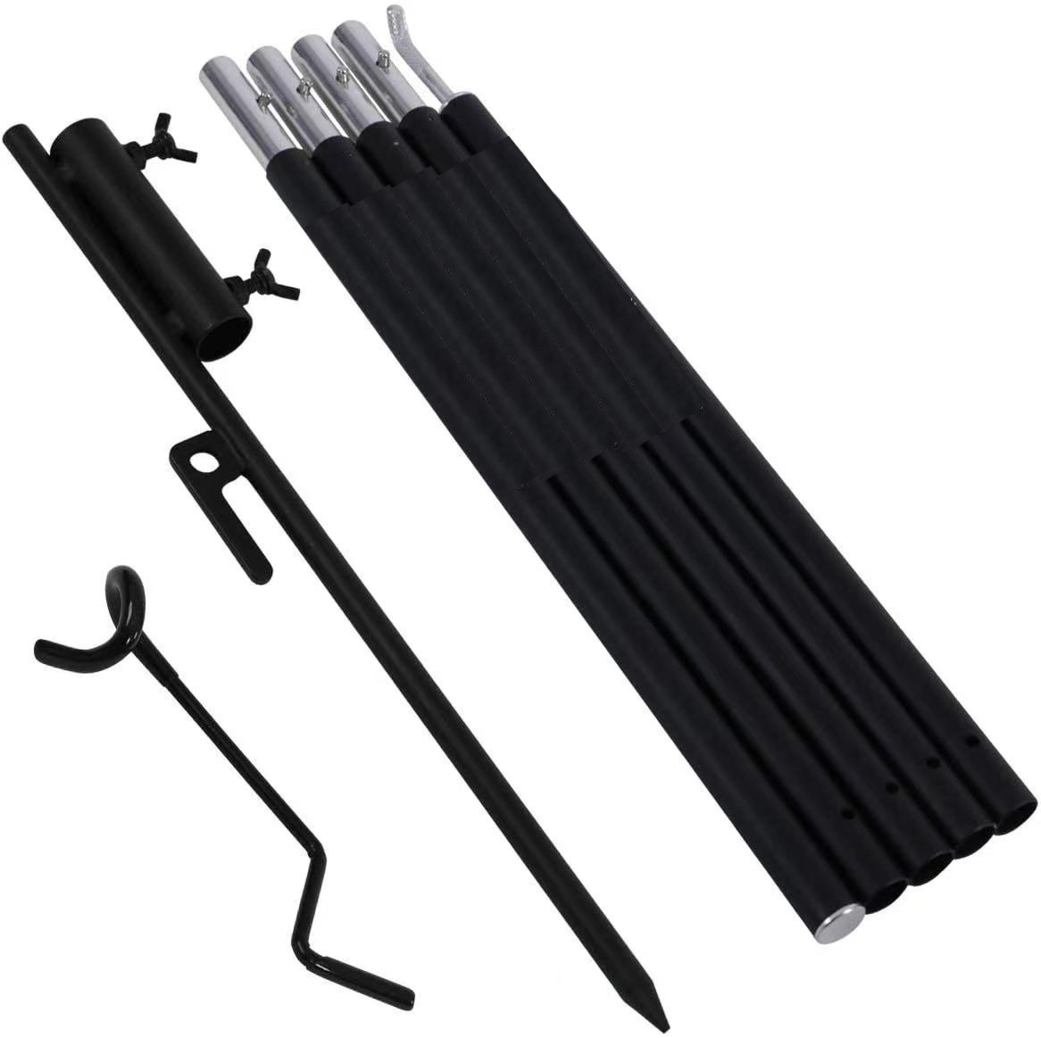 Camping equipment supplies with 7075 aluminum to support the folding lamp pole stand