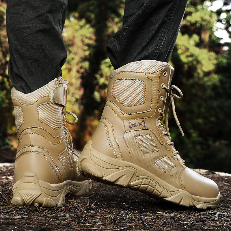 Direct sale of cross-border supply of high-shoe-shoe safety and desert training shoes