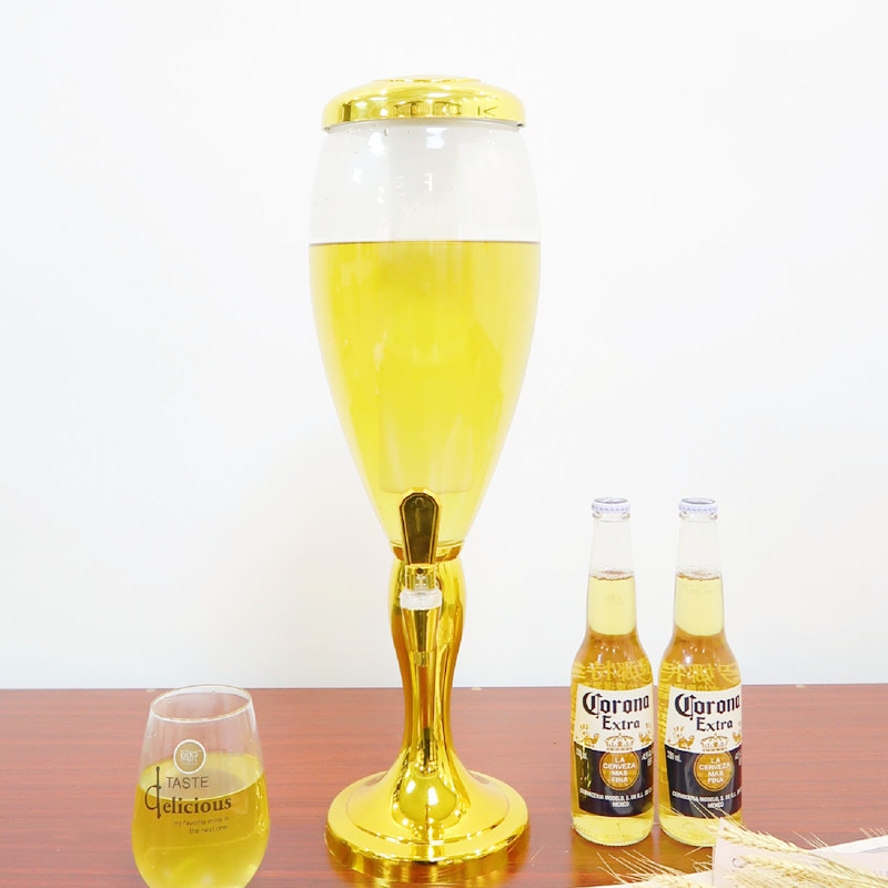 經典高腳杯款發光酒具 3升2升1.5升扎啤酒炮大容量酒塔酒柱酒炮