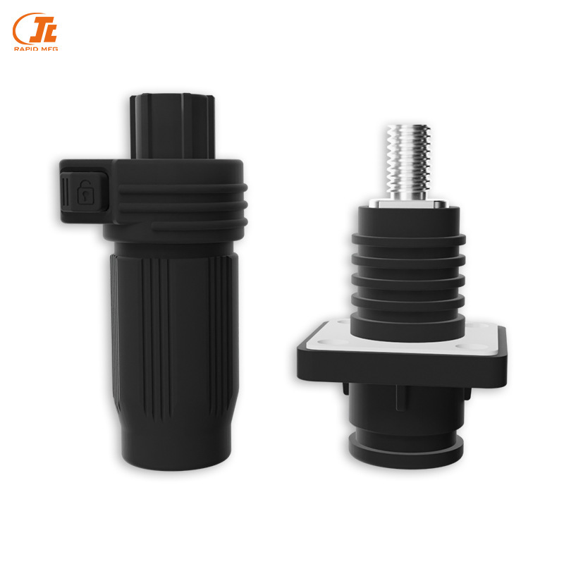 120A straight head storage power connector, new energy cell, waterproof industrial connector, fast-plugging endpoint