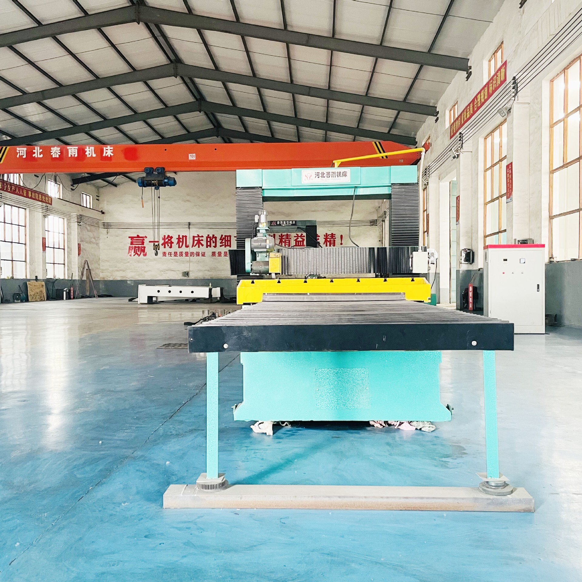 The dragon-gate mill's Habei spring rain machine bed provides a new 6-metre-long-gate-level grinding bed for the big one.