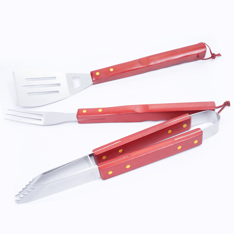 3 Bộ dụng cụ và thịt nướng cho thép không rỉ BBQ ở Amazonia