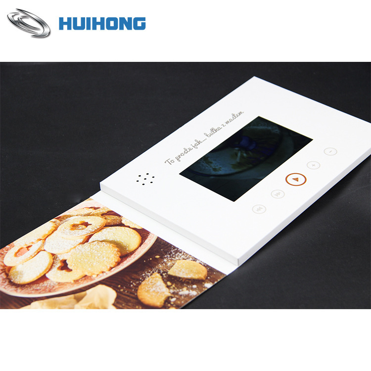 Plant wholesaled 4.3-inch video brochure electronic LCD photo album MP4 card digital invitation event gift