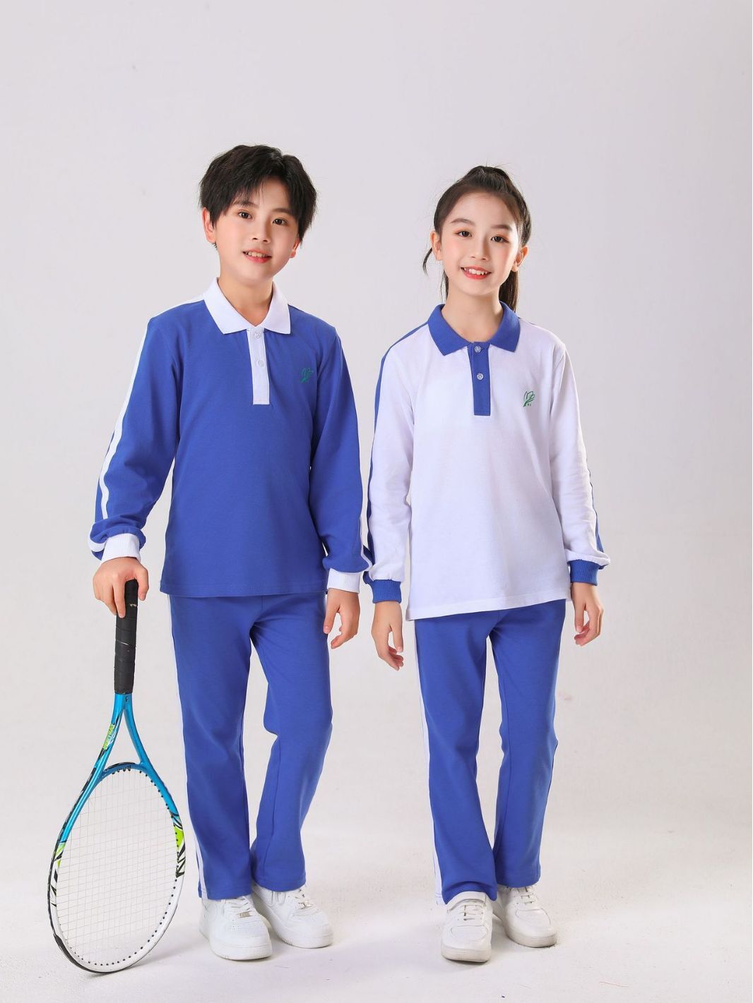 Autumn sports kits for boys and girls in Shenzhen school uniforms for children in school uniforms